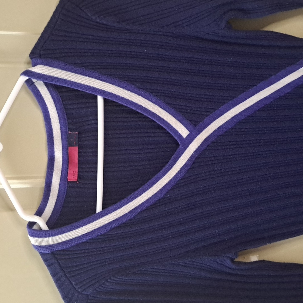 Ava Varsity Stripe Ribbed Dress - Picture 7 of 10